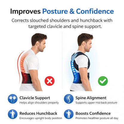 Free Size Posture Corrector For Men And Women.