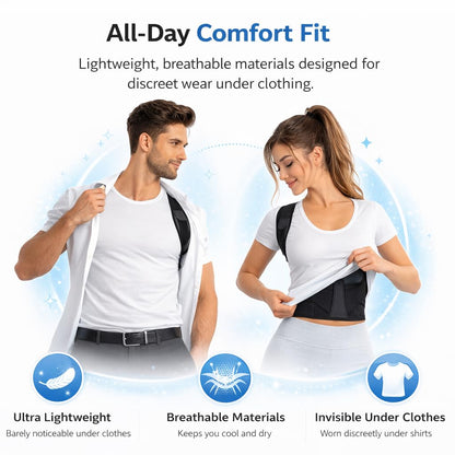 Free Size Posture Corrector For Men And Women.